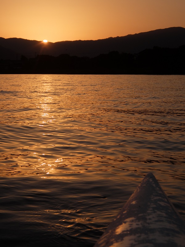 湖西の夕日
